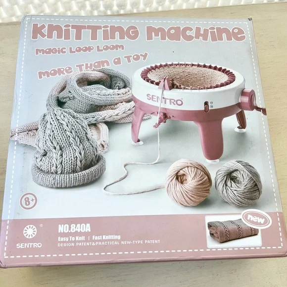 SENTRO Knitting Machine 40 Needles, Smart Weaving Loom Round Knitting Machines - Picture 5 of 7